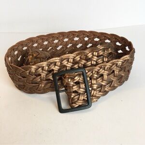 Gap/Old Navy Leather Braided Waist Belt